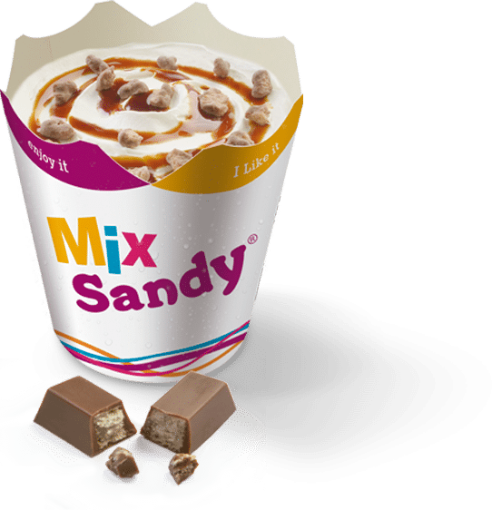 Mix Sandy helado sandy Kit Kat