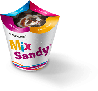 Vaso nuevo helado sandy Mix Sandy